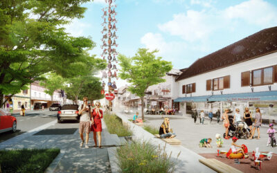 Siegerprojekt Gestaltung Fußgängerzone und Ortskern Kindberg