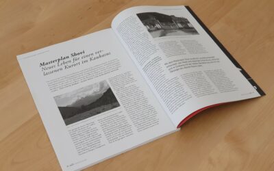 Artikel in der Zeitschrift „zoll+“ zum Masterplan Shovi (Georgien)